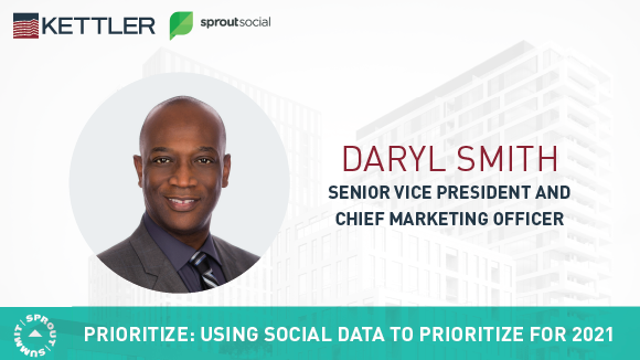 Sprout Social Features KETTLER CMO, Daryl Smith at 2020 Sprout Summit  
