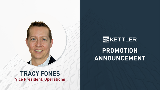 People on the Move: Announcing KETTLER Promotion of Tracy Fones to Vice President of Operations