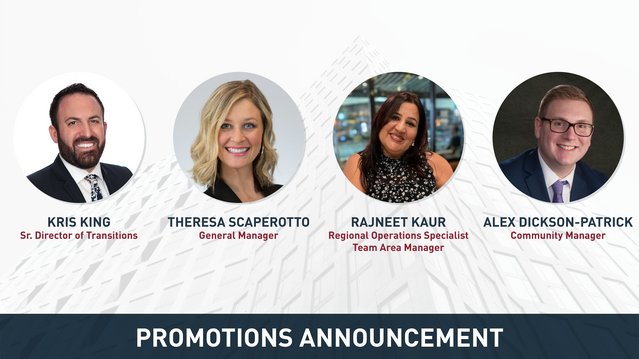 People on the Move: Announcing KETTLER Promotions of  Rajneet Kaur,  Kris King, Theresa Scaperotto, and Alex Dickson-Patrick