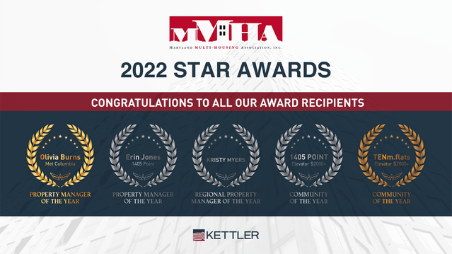 KETTLER Announces Recipients of MMHA Star Awards 