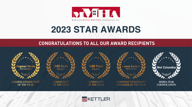 KETTLER Announces Recipients of 2023 MMHA Star Awards
